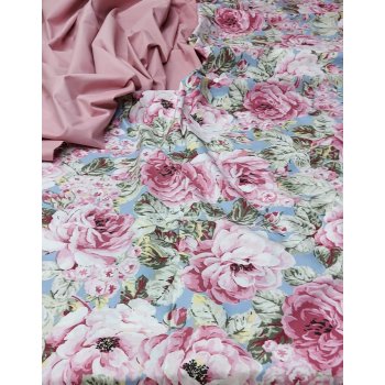 Nevresim kumaş pudra