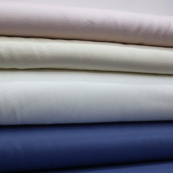 Pamuk Pike Pudra-Kapiçino-Beyaz-İndigo  Kumaş