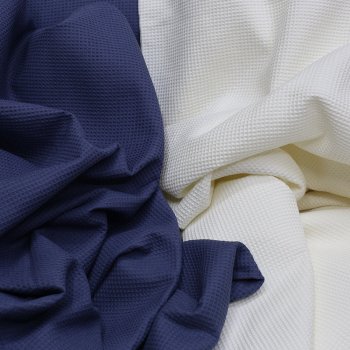 Petek Pike İndigo-Krem Kumaş